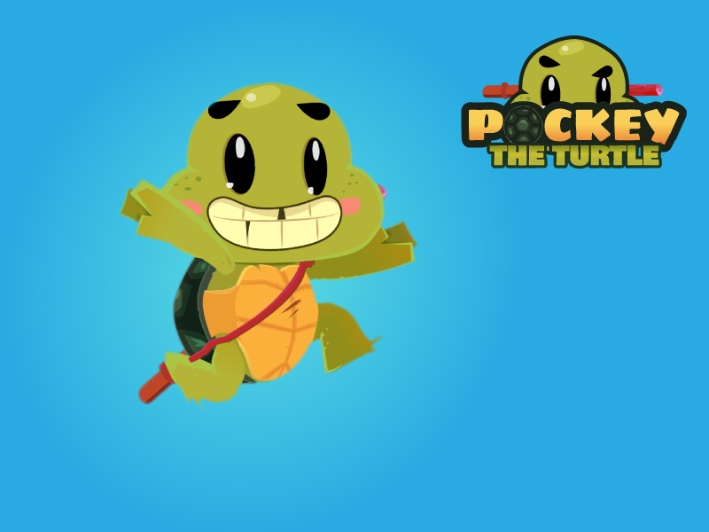 Pockey The Turtle Character 