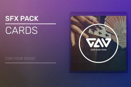 Cards sound effect pack 