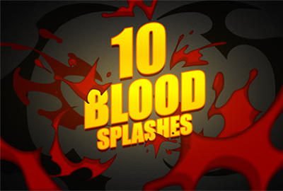 10 Blood Splash Sprite effects 