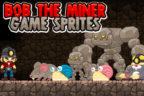 Bob the Miner - Game Sprites 