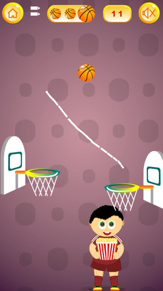 The Linear Basketball Sport Game 