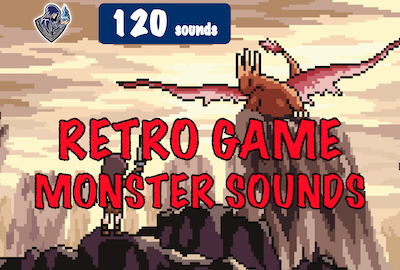 Retro Game Monster Sounds 