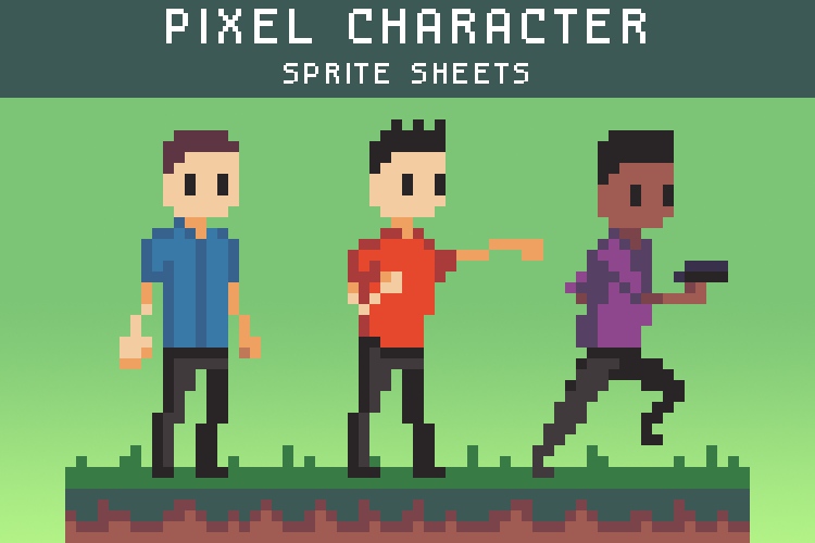 Epic Pixel Character sprite animations 