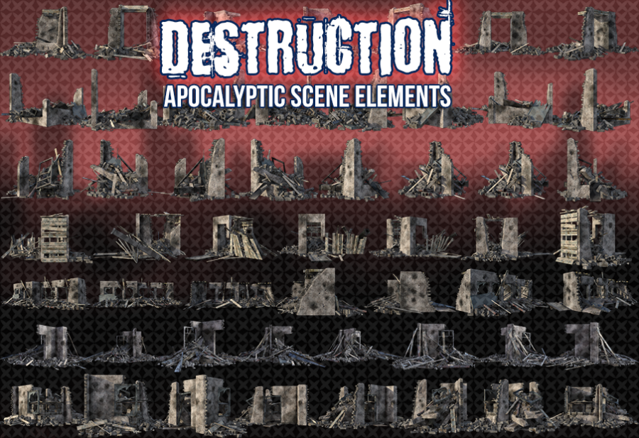 Destruction Scene Elements 