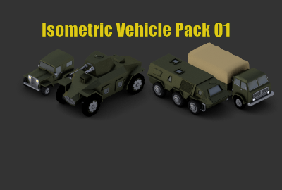 Isometric Vehicles 01 