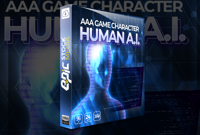 AAA Game Character Human AI 