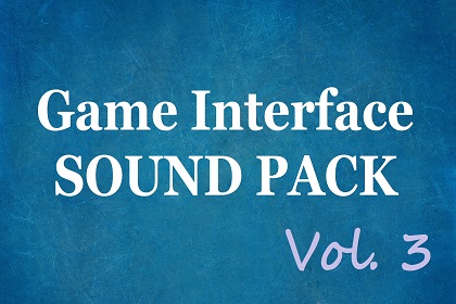 Game Interface Sound Pack Vol. 3 