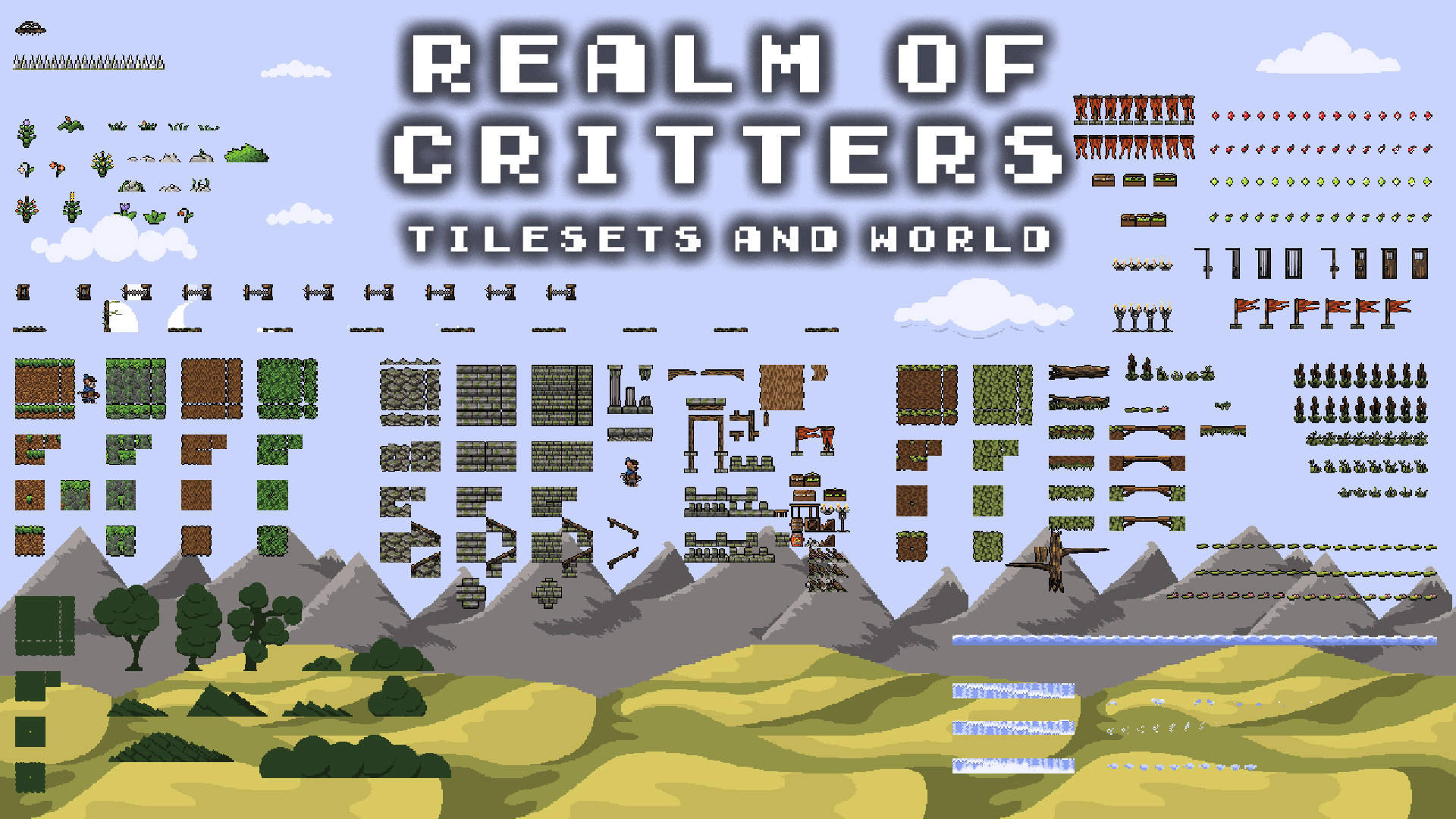 Realm of Critters Tileset and World Pack - Pixel Art 