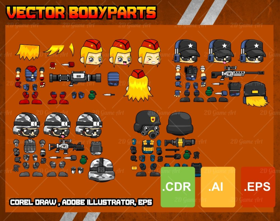 Special Soldier - Game Sprites 