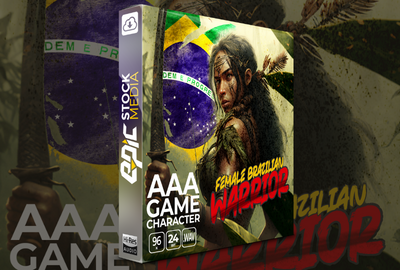 AAA Game Character Female Brazilian Warrior 