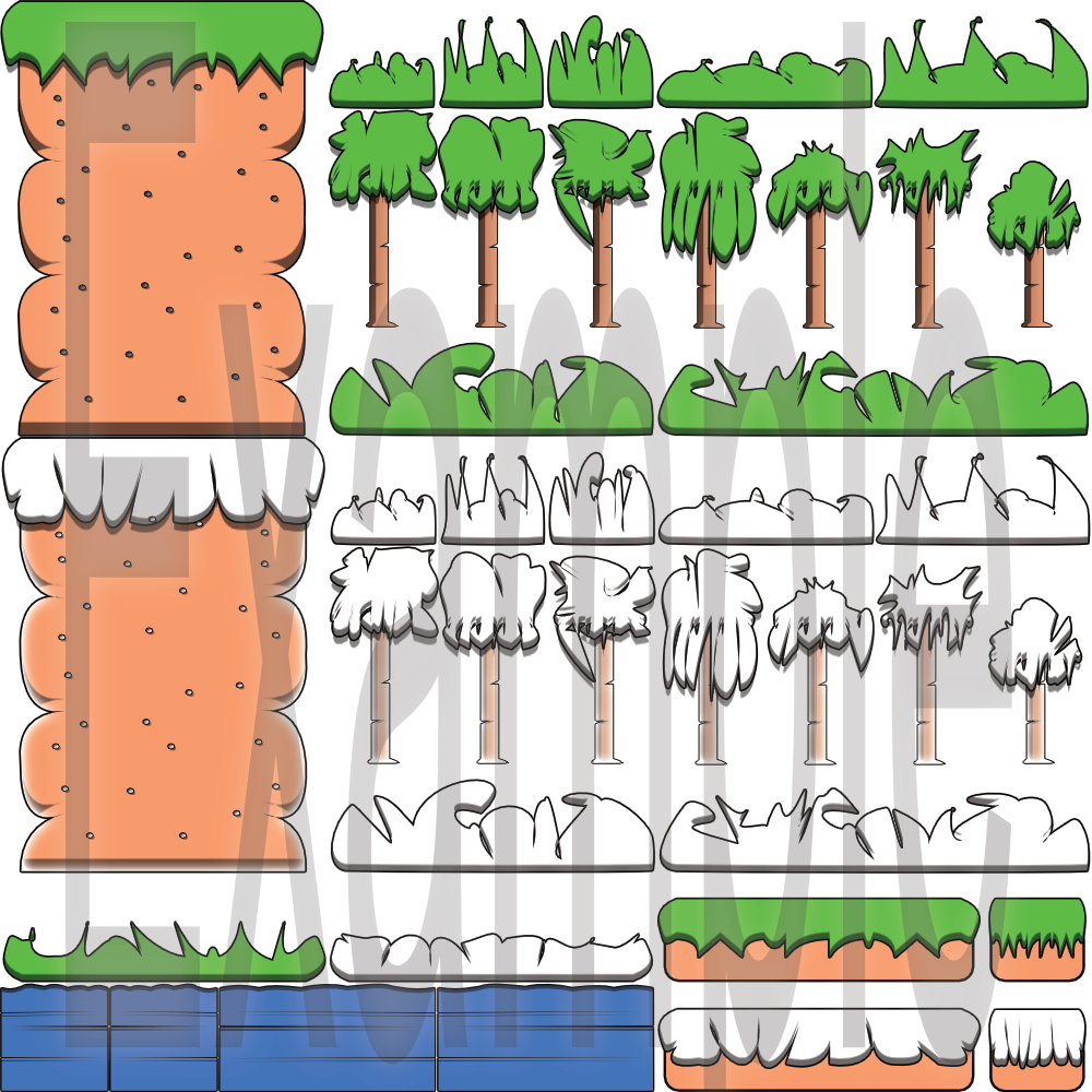 2D Tile Set 