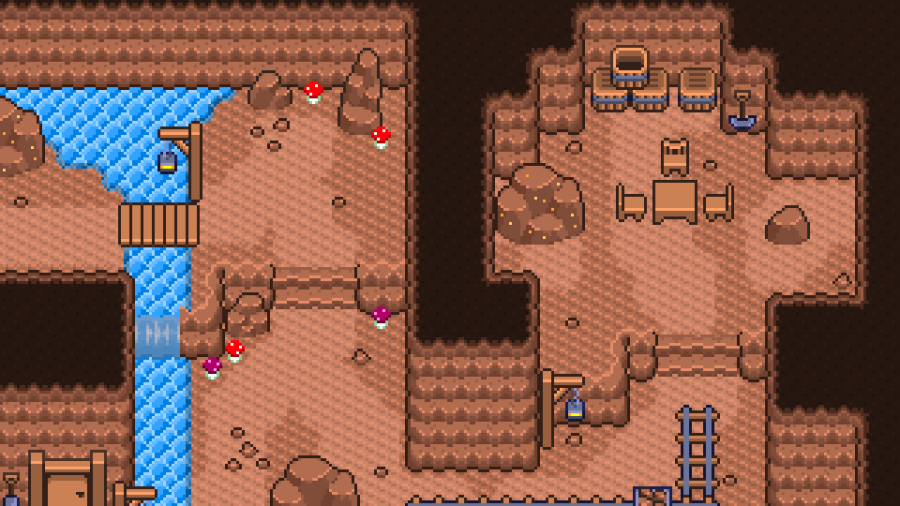 2D TopDown Caves Tileset 