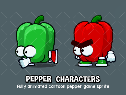 Pepper characters 