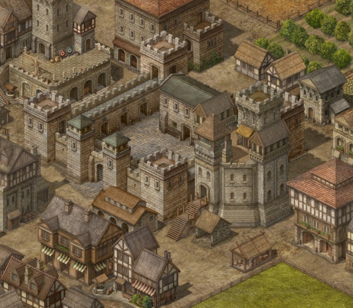 Isometric Realm - 2D Medieval Buildings 