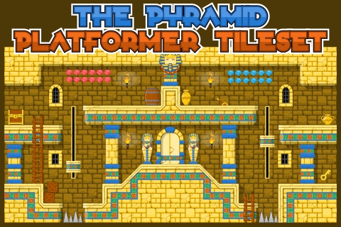 The Pyramid - Platformer Tileset 