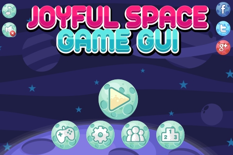 Joyful Space - Game GUI 