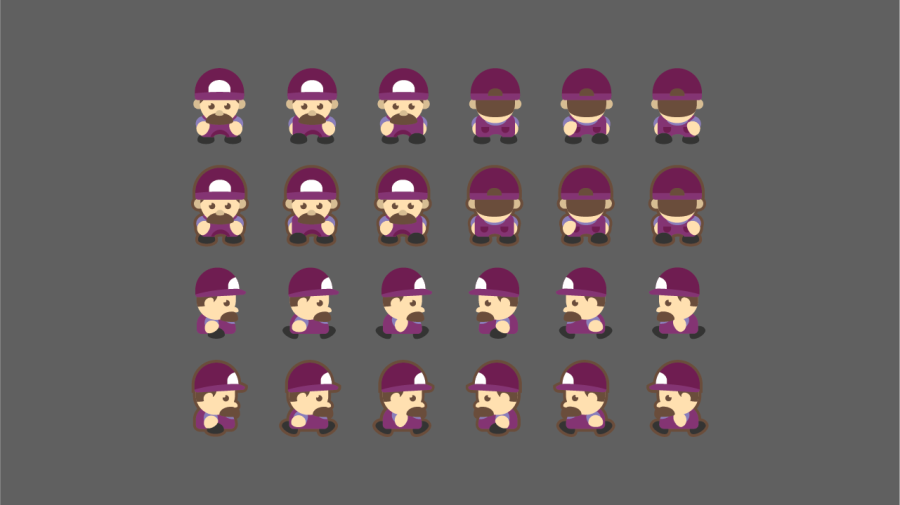 Character Sprite Pack: Walk 4 Directions 