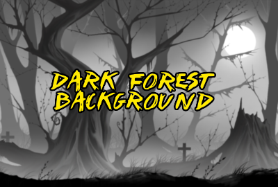 Dark forest background 