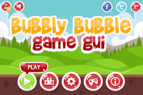 Bubbly Bubble - Game GUI 