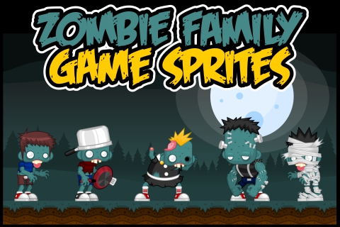 Zombie Family - Game Sprites 