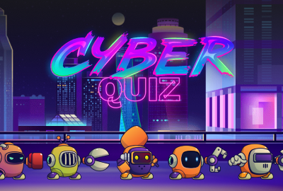 Cyber Quiz - HTML5 Game (Construct 3) + Firebase Leaderboard (No plugin) 