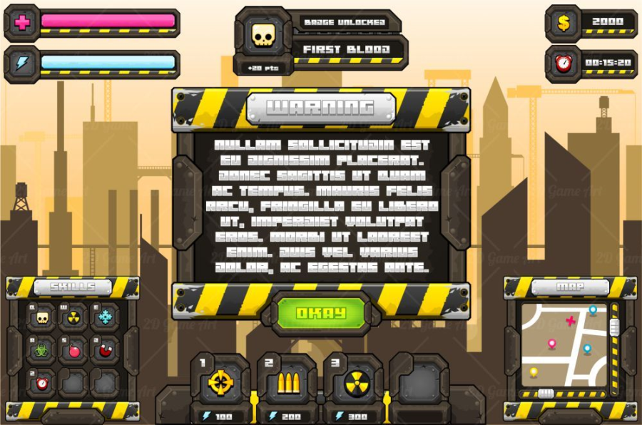 Urban Rumble - Game GUI 