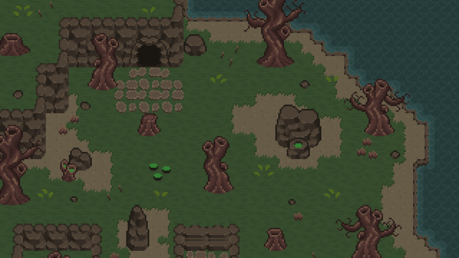 2D TopDown Marshlands Tileset 