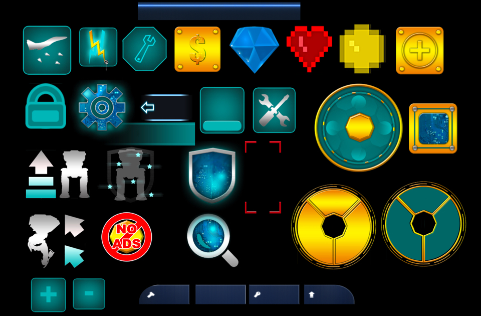 Sci Fi Game Gui 