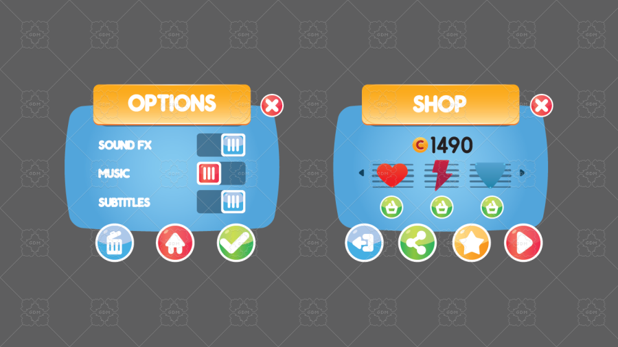 Casual Game Asset UI 