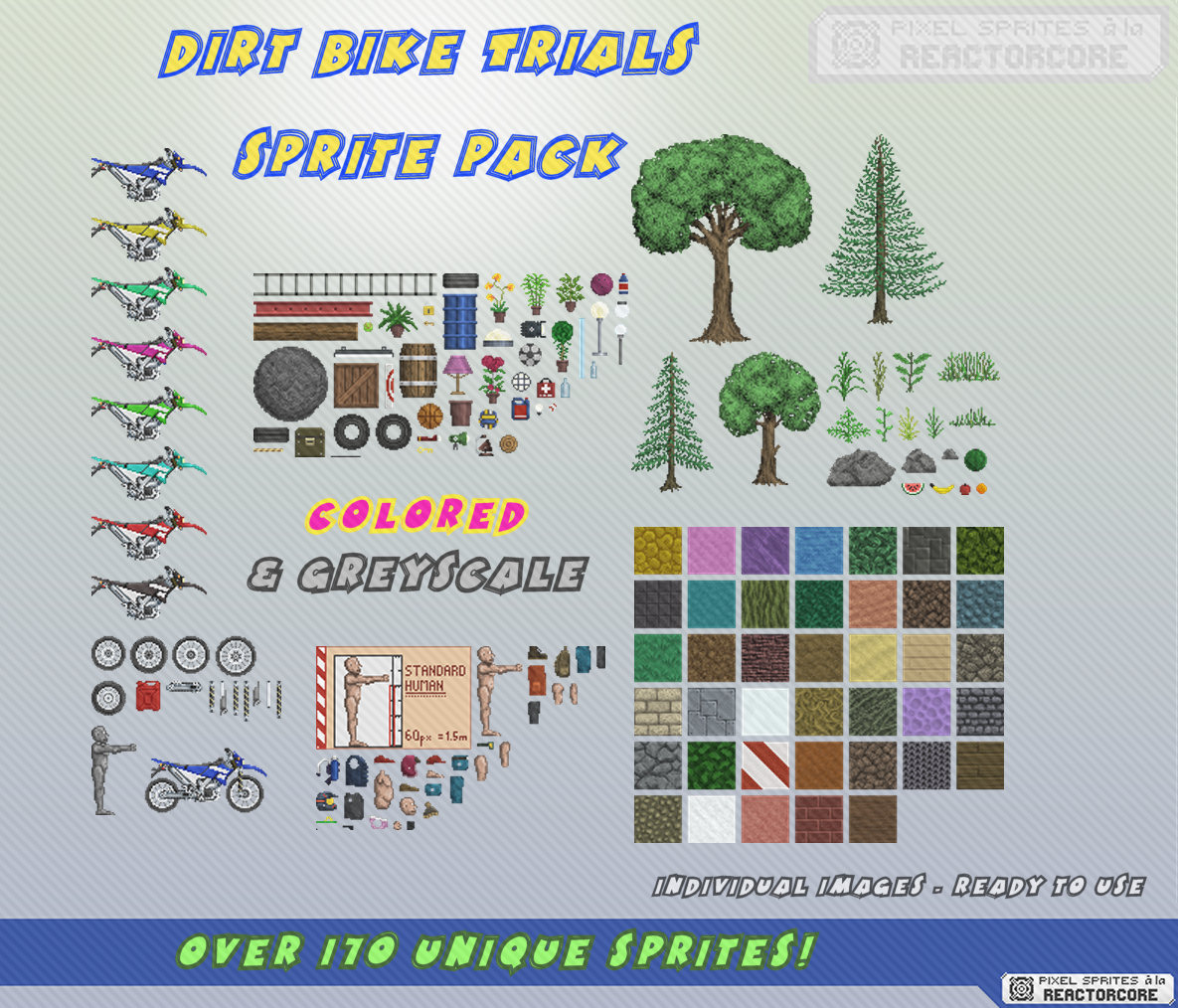 Dirt Bike Trials Sprite Pack 