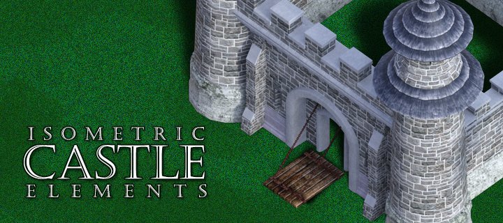 Isometric Castle Elements 