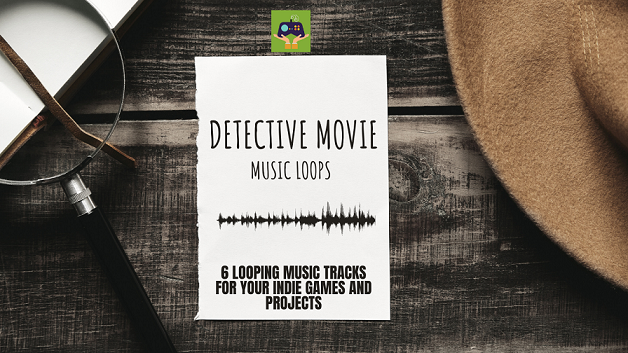 6 Looping Music Tracks - Detective Music 