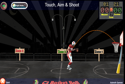 Basket Ball With animated Character 