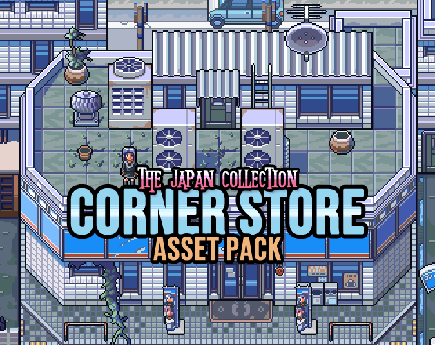 The Japan Collection: Corner Store Game Assets 