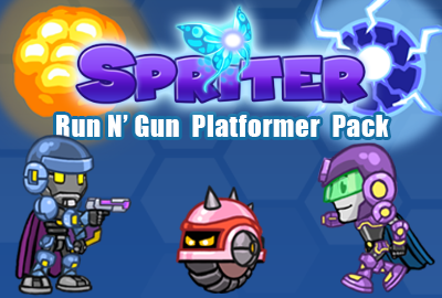 Run N' Gun Platformer Animated Art Pack 