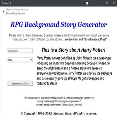 Create RPG Background Story (Package of several templates) 