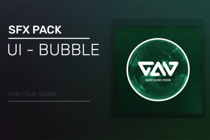 UI Bubble sound effect pack 