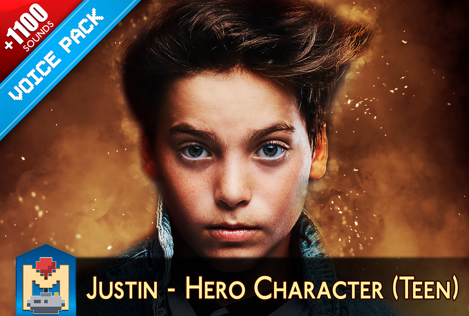 Justin - Teen Hero Character Voice Pack 