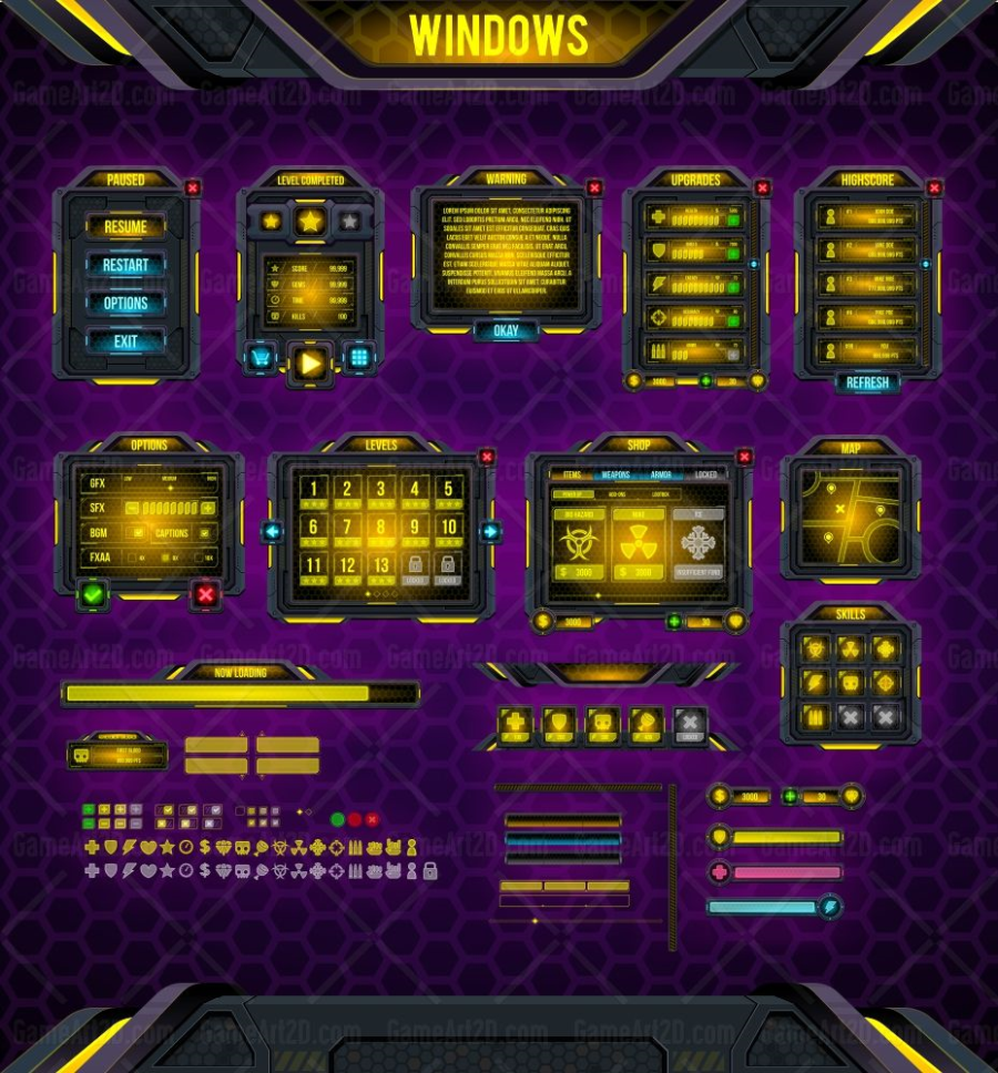 Cyber World - Game GUI 