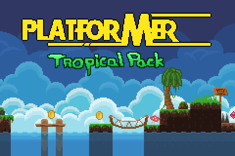 2D Pixel Art Platformer Pack ( Tropical ) 