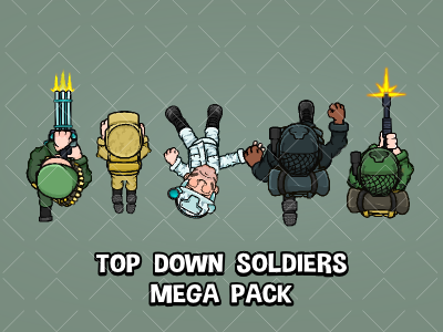 Top down soldiers mega pack 