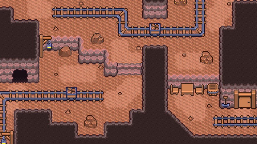 2D TopDown Caves Tileset 