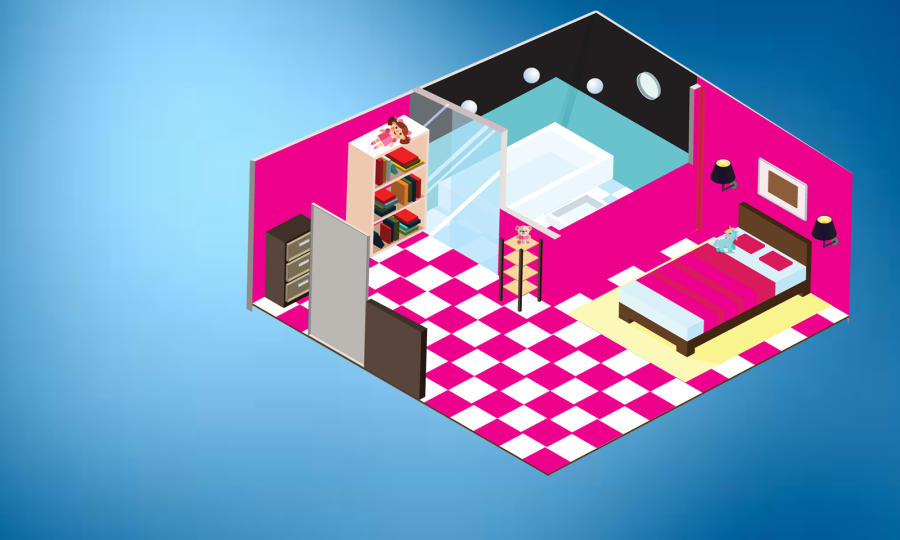 Interior Assets Buildings for Isometric Games 