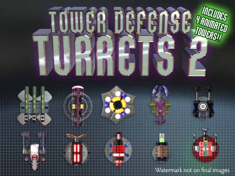 Tower Defense Turrets Volume 2 