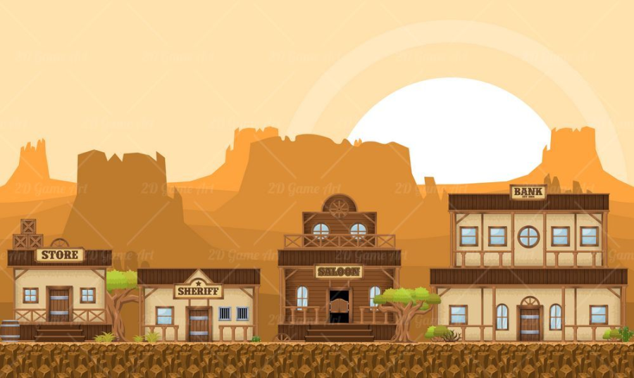 Wild West - Platformer Tileset 