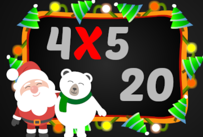 Christmas Math Educational Game 