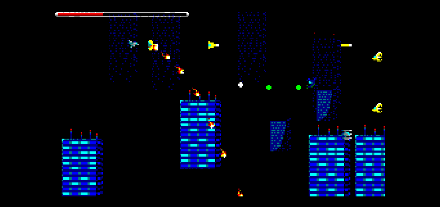 8-bit Pixel Art Shooter Template 