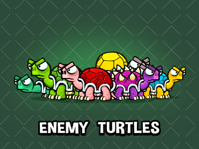 Enemy turtles pack 