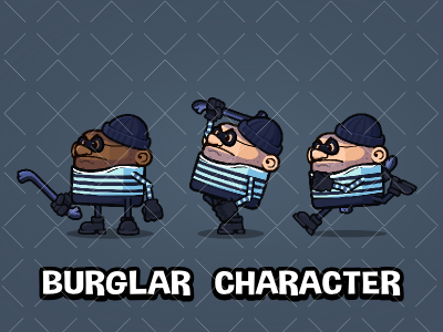 Burglar character 