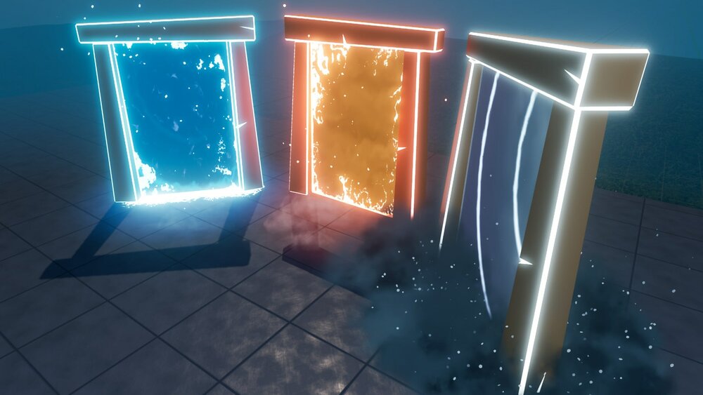 Portals VFX pack (+ interactions) 